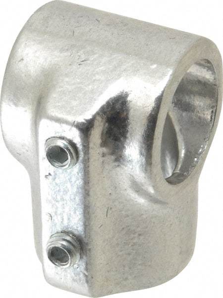 Hollaender - 3/4" Pipe, Tee-E, Aluminum Alloy Tee Pipe Rail Fitting - Bright Finish - All Tool & Supply