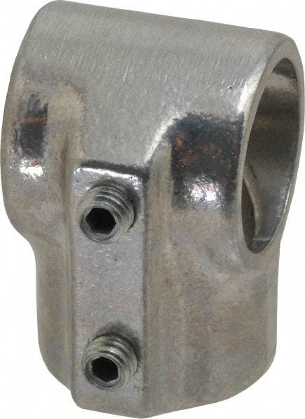 Hollaender - 1" Pipe, Tee-E, Aluminum Alloy Tee Pipe Rail Fitting - Bright Finish - All Tool & Supply