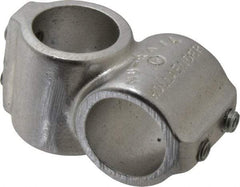 Hollaender - 1" Pipe, Short Barrel Crossover, Aluminum Alloy Cross Pipe Rail Fitting - Bright Finish - All Tool & Supply