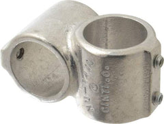 Hollaender - 1-1/4" Pipe, Short Barrel Crossover, Aluminum Alloy Cross Pipe Rail Fitting - Bright Finish - All Tool & Supply