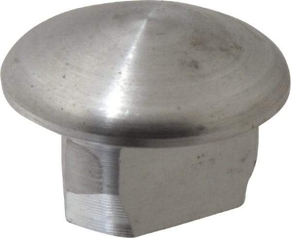 Hollaender - 3/4" Pipe, Aluminum Alloy Plug Pipe Rail Fitting - Bright Finish - All Tool & Supply