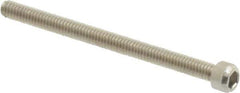 Value Collection - #1-72 UNF Hex Socket Drive, Socket Cap Screw - Grade 18-8 & Austenitic A2 Stainless Steel, Partially Threaded, 1" Length Under Head - All Tool & Supply