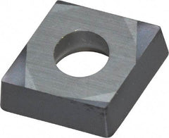 Kennametal - CCGT21.51 LF Grade KC5010 Carbide Turning Insert - TiAlN Finish, 80° Diamond, 1/4" Inscr Circle, 3/32" Thick, 1/64" Corner Radius - All Tool & Supply