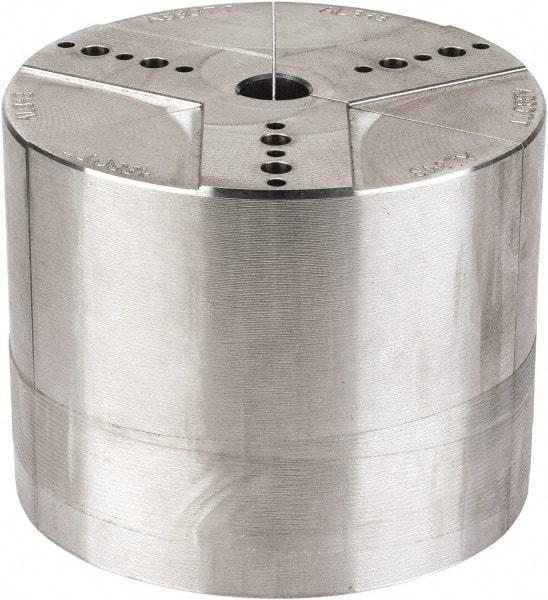 Abbott Workholding Products - 4" & Up Chuck Capacity, Northfield Attachment, Round Soft Lathe Chuck Jaw - 3 Jaws, Aluminum, 3.92" Wide x 3" High - All Tool & Supply