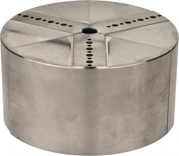 Abbott Workholding Products - 6" & Up Chuck Capacity, Northfield Attachment, Round Soft Lathe Chuck Jaw - 3 Jaws, Aluminum, 5.92" Wide x 3" High - All Tool & Supply