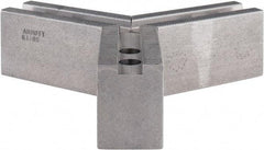 Abbott Workholding Products - 8" & Up Chuck Capacity, 1.5mm x 60° Serrated Attachment, Square Soft Lathe Chuck Jaw - 3 Jaws, Steel, 63/64" Btw Mount Hole Ctrs, 4" Long x 1-1/2" Wide x 2" High, 0.5512" Groove, 0.4724" & 12mm Fastener - All Tool & Supply