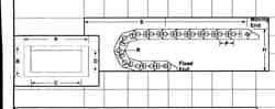 Igus - 1 Ft. Long, Igumid G and Igumid NB, Snap Open Cable and Hose Carrier - 1-1/2 Inch Inside Width x 3/4 Inch Inside Height, 1.97 Inch Outside Width x 0.98 Inch Outside Height, 1-1/2 Inch Bend Radius - All Tool & Supply