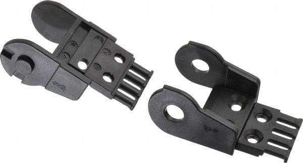 Igus - 2.13 Inch Outside Width x 1.38 Inch Outside Height, Cable and Hose Carrier Plastic Open Mounting Bracket Set - 2.17 Inch Bend Radius, 1.05 Inch Inside Width x 0.98 Inch Inside Height - All Tool & Supply