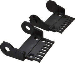 Igus - 3.36 Inch Outside Width x 1.38 Inch Outside Height, Cable and Hose Carrier Plastic Open Mounting Bracket Set - 2.17 Inch Bend Radius, 3.03 Inch Inside Width x 0.98 Inch Inside Height - All Tool & Supply