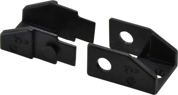 Igus - 0.89 Inch Outside Width x 0.59 Inch Outside Height, Cable and Hose Carrier Plastic Zipper Mounting Bracket Set - 1.1 Inch Bend Radius, 0.63 Inch Inside Width x 0.41 Inch Inside Height - All Tool & Supply