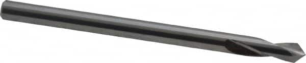 Magafor - 3mm Body Diam, 90°, 1-3/4" OAL, Solid Carbide Spotting Drill - All Tool & Supply