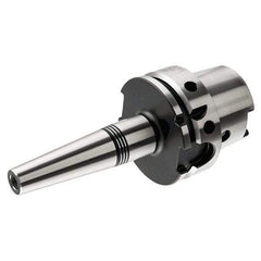 Iscar - 1/8" Hole Diam, HSK63A Taper Shank Shrink Fit Tool Holder & Adapter - 4.274" Projection, 0.39" Nose Diam, 0.63" Clamping Depth, 25,000 RPM, Through Coolant - Exact Industrial Supply