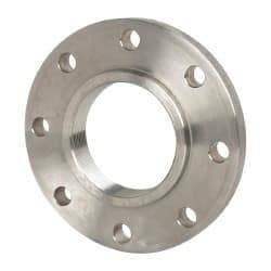 Value Collection - 4" Pipe, 9" OD, Stainless Steel, Threaded Pipe Flange - 7-1/2" Across Bolt Hole Centers, 3/4" Bolt Hole, 150 psi, Grades 304 & 304L - All Tool & Supply