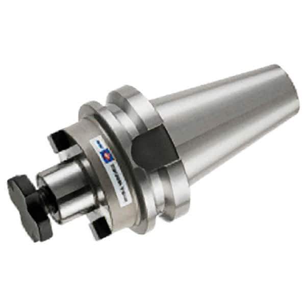 Iscar - BT40 Taper Shank 1/2" Pilot Diam Shell Mill Holder - 2-3/8" Flange to Nose End Projection, 1.378" Nose Diam, Through-Spindle Coolant - Exact Industrial Supply