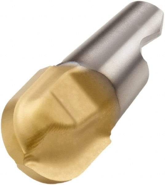 Seco - MM16 MD07 Grade T60M Carbide Ball Nose Milling Tip Insert - TiAlN/TiN Finish, 2 Flutes, 0.63" Cutting Diam, 0.638" Depth of Cut, 0.724" Extension, 0.315" Cnr Rad - All Tool & Supply