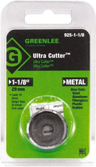 Greenlee - 1-1/8" Diam, 0.53" Cutting Depth, Hole Saw - High Speed Steel Saw, Toothed Edge - All Tool & Supply