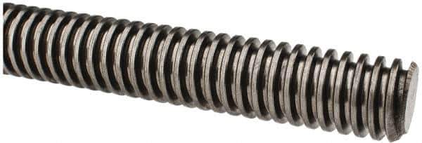 Keystone Threaded Products - 1-5 Acme, 3' Long, Alloy Steel General Purpose Acme Threaded Rod - Oil Finish Finish, Right Hand Thread, 2G Fit - All Tool & Supply