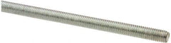 Value Collection - M5x0.8 UNC (Coarse), 1m Long, Steel Metric Threaded Rod - Zinc-Plated Finish, Right Hand Thread - All Tool & Supply