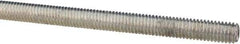 Value Collection - M8x1.25 UNC (Coarse), 1m Long, Steel Metric Threaded Rod - Zinc-Plated Finish, Right Hand Thread - All Tool & Supply