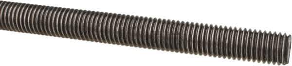 Value Collection - M12x1.75 UNC (Coarse), 1m Long, Steel Metric Threaded Rod - Oil Finish Finish, Right Hand Thread - All Tool & Supply