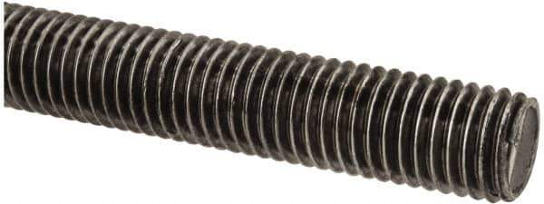 Value Collection - M14x2 UNC (Coarse), 1m Long, Steel Metric Threaded Rod - Oil Finish Finish, Right Hand Thread - All Tool & Supply