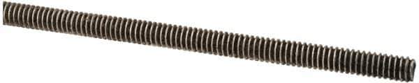 Made in USA - #5-40 UNC (Coarse), 3' Long, Stainless Steel Threaded Rod - Right Hand Thread - All Tool & Supply