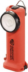 Streamlight - White LED Bulb, 175 Lumens, Industrial/Tactical Flashlight - Orange Plastic Body, 1 Sub-C NiCad Battery Included - All Tool & Supply