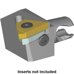 Kennametal - Insert Style LT 16ER, 20mm Head Length, Right Hand Cut, External Modular Threading Cutting Unit Head - System Size KM12, 8mm Center to Cutting Edge, Series LT Threading - All Tool & Supply