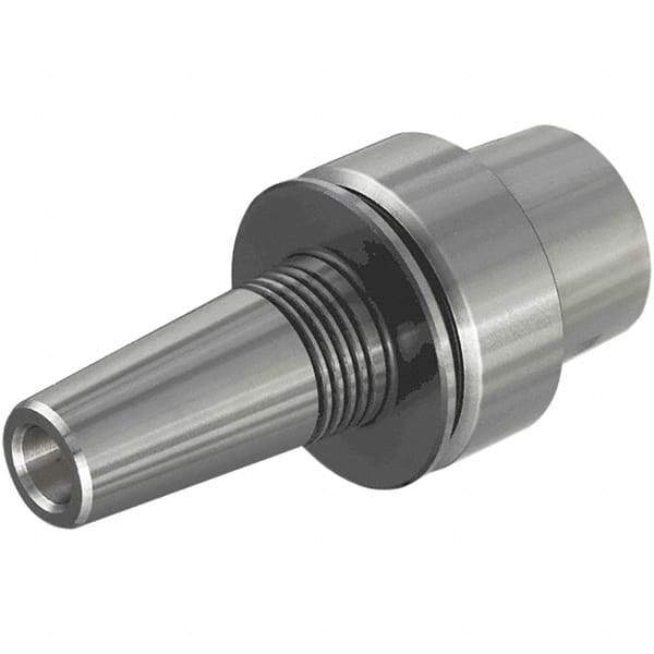 Iscar - 6mm Hole Diam, HSK40E Taper Shank Shrink Fit Tool Holder & Adapter - 100mm Projection, 11mm Nose Diam, 28mm Clamping Depth, 25,000 RPM, Through Coolant - Exact Industrial Supply