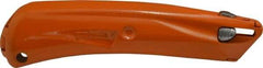 PHC - Springback Utility Knife - 1-1/2" Blade, OSHA Orange Zinc Handle, 1 Blade Included - All Tool & Supply