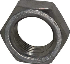 Value Collection - 3/4-16 UNF Stainless Steel Right Hand Hex Jam Nut - 1-1/8" Across Flats, 27/64" High, Uncoated - All Tool & Supply