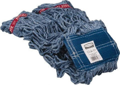 Rubbermaid - 5" Blue Head Band, X-Large Blended Fiber Loop End Mop Head - 4 Ply, Use for General Purpose - All Tool & Supply