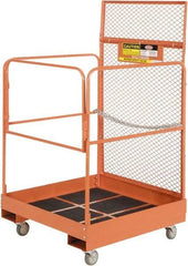 Ballymore - 64" Fork Deck Maintenance Platform - Rolling Work Platform, 1,000 Lb Capacity, 48" Base Width x 40" Base Depth, Abrasive Mat Tread - All Tool & Supply