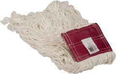 Rubbermaid - 5" Red Head Band, Large Rayon Loop End Mop Head - 4 Ply, Use for Finishing - All Tool & Supply