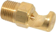 Bete Fog Nozzle - 1/8" Pipe, 145° Spray Angle, Brass, Extra Wide Fan Nozzle - Male Connection, 4.74 Gal per min at 100 psi, 0.129" Orifice Diam - All Tool & Supply