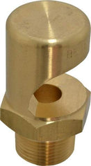 Bete Fog Nozzle - 3/4" Pipe, 145° Spray Angle, Brass, Extra Wide Fan Nozzle - Male Connection, 75.9 Gal per min at 100 psi, 1/2" Orifice Diam - All Tool & Supply