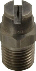 Bete Fog Nozzle - 1/4" Pipe, 120° Spray Angle, Grade 303 Stainless Steel, Standard Fan Nozzle - Male Connection, 0.79 Gal per min at 100 psi, 0.057" Orifice Diam - All Tool & Supply