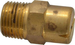 Bete Fog Nozzle - 3/8" Pipe, 120° Spray Angle, Brass, Standard Fan Nozzle - Male Connection, 6.32 Gal per min at 100 psi, 5/32" Orifice Diam - All Tool & Supply