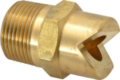 Bete Fog Nozzle - 3/4" Pipe, 30° Spray Angle, Brass, Standard Fan Nozzle - Male Connection, 63.2 Gal per min at 100 psi, 1/2" Orifice Diam - All Tool & Supply