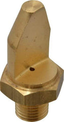 Bete Fog Nozzle - 1/4" Pipe, 15° Spray Angle, Brass, High Impact - Narrow Fan Nozzle - Male Connection, 1.58 Gal per min at 100 psi, 0.078" Orifice Diam - All Tool & Supply