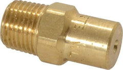 Bete Fog Nozzle - 1/8" Pipe, 60° Spray Angle, Brass, Full Cone Nozzle - Male Connection, 1.15 Gal per min at 100 psi, 0.072" Orifice Diam - All Tool & Supply