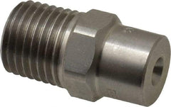 Bete Fog Nozzle - 1/4" Pipe, 60° Spray Angle, Grade 303 Stainless Steel, Full Cone Nozzle - Male Connection, 2.31 Gal per min at 100 psi, 0.109" Orifice Diam - All Tool & Supply