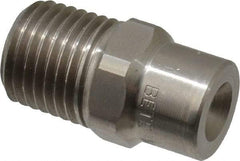 Bete Fog Nozzle - 1/4" Pipe, 90° Spray Angle, Grade 303 Stainless Steel, Full Cone Nozzle - Male Connection, 2.31 Gal per min at 100 psi, 0.109" Orifice Diam - All Tool & Supply