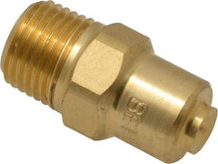 Bete Fog Nozzle - 1/8" Pipe, 120° Spray Angle, Brass, Full Cone Nozzle - Male Connection, 0.38 Gal per min at 100 psi, 0.043" Orifice Diam - All Tool & Supply