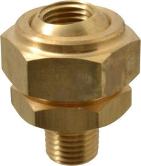 Bete Fog Nozzle - 1/4" Pipe, 40 to 70° Spray Angle, Brass, Adjustable Swivel Joint Nozzle - For Use With Bete - Nozzles Where Alignment of The Spray Direction is Required - All Tool & Supply