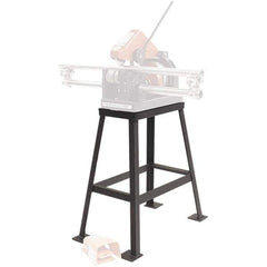 Rothenberger - 5/8" to 4-1/2" Pipe Capacity, Stationary Pipe Stand with Stationary Head - 30" High, 150 Lb Capacity - All Tool & Supply