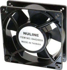 Value Collection - 230 Volts, AC, 130 CFM, Square Tube Axial Fan - 0.19 Amp Rating, 2,650 to 3,100 RPM, 5" High x 5" Wide x 1-1/2" Deep - All Tool & Supply