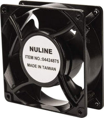 Value Collection - 230 Volts, AC, 53 CFM, Square Tube Axial Fan - 0.9 Amp Rating, 1,850 to 2,100 RPM, 4.7" High x 4.7" Wide x 1-1/2" Deep - All Tool & Supply