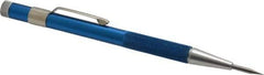 Made in USA - 5-1/2" OAL Nonretractable Pocket Scriber - Aluminum with Hardened Steel Point - All Tool & Supply