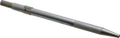 Made in USA - 5-1/2" OAL Retractable Pocket Scriber - Aluminum with Hardened Steel Point - All Tool & Supply